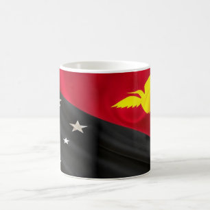 Papua-Neu-Guinea Flaggen-Gewebe Kaffeetasse