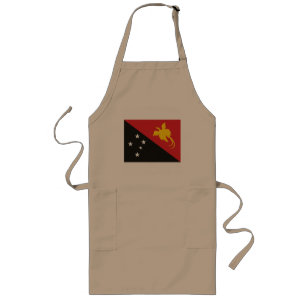 Papua-Neu-Guinea Flaggen-Schürze Lange Schürze