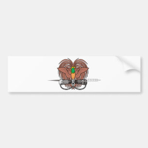 Papua-Neu-Guinea nationales Emblem Autoaufkleber