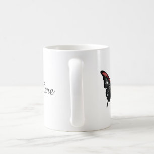 Papua Neue Guinea Frack-Schmetterlingsflagge Kaffeetasse