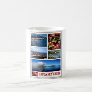 Papua - Neue Guinea - Mosaik - Kaffeetasse