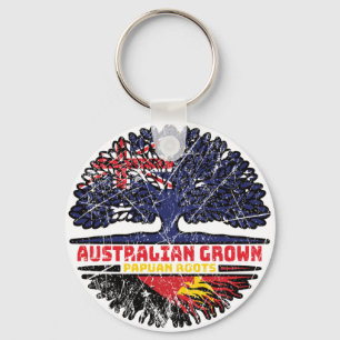 Papua Neue Guinea Papuan Australian Australia Tree Schlüsselanhänger