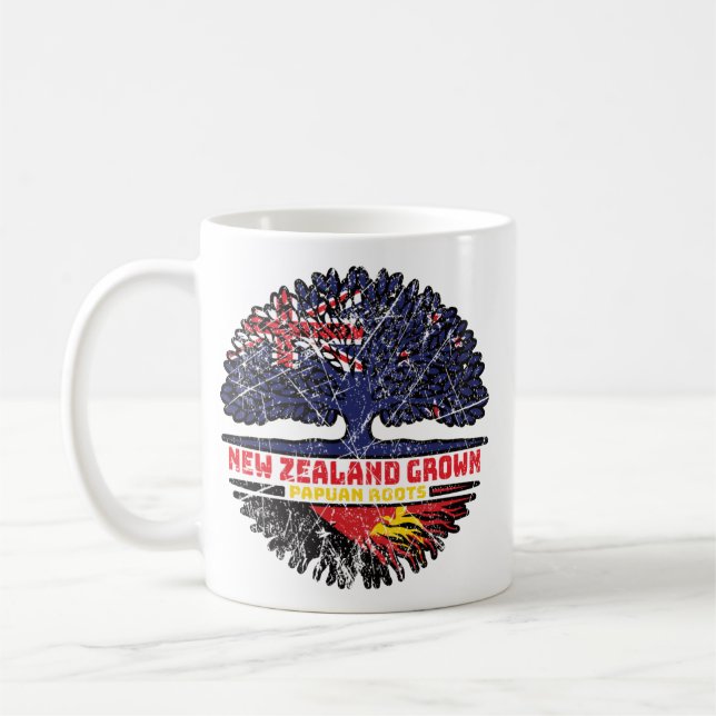 Papua-Neue Guinea Papuan-Neuseeland Kaffeetasse (Links)