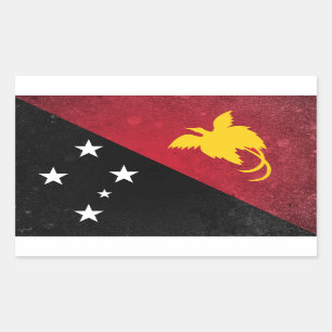 Papua Neue Guinea Rechteckiger Aufkleber
