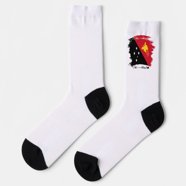 Papua-neue Guinea Socken (Linkes Detail)