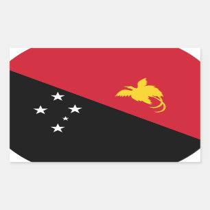 Papua-Neuen Guinea Rechteckiger Aufkleber