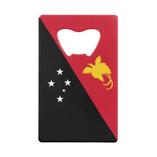 Papua-Neuer Guinea-Flag-Kreditkarte-Flaschenöffner Geldbeutel Flaschenöffner