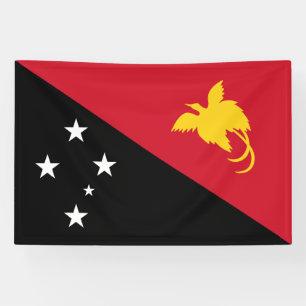 Papua-Neuguinea-Flagge Banner