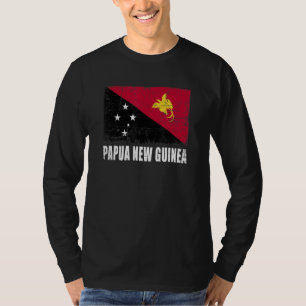 Papua-Neuguinea-Flagge Landesflagge Papua-Neuguine T-Shirt