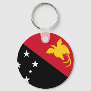 Papua-Neuguinea-Flagge Schlüsselanhänger