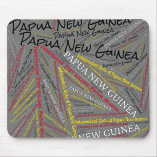 Papua Neuguinea Neue Guinea Flag Patriotische Farb Mousepad