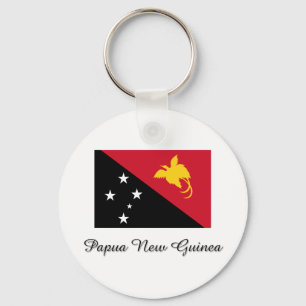 Papua New Guinea Flag Design Schlüsselanhänger