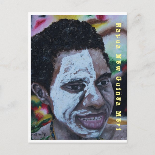 Papua New Guinea Meri Postkarte (Vorderseite)