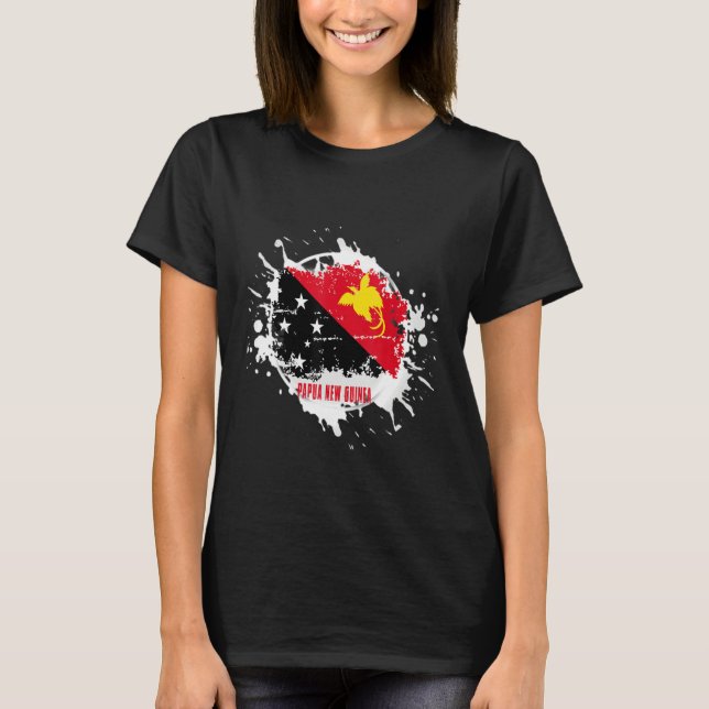 Papua New Guinea Splash T-Shirt (Vorderseite)