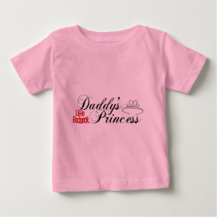 Papys kleine Prinzessin des Rednecken Baby T-shirt