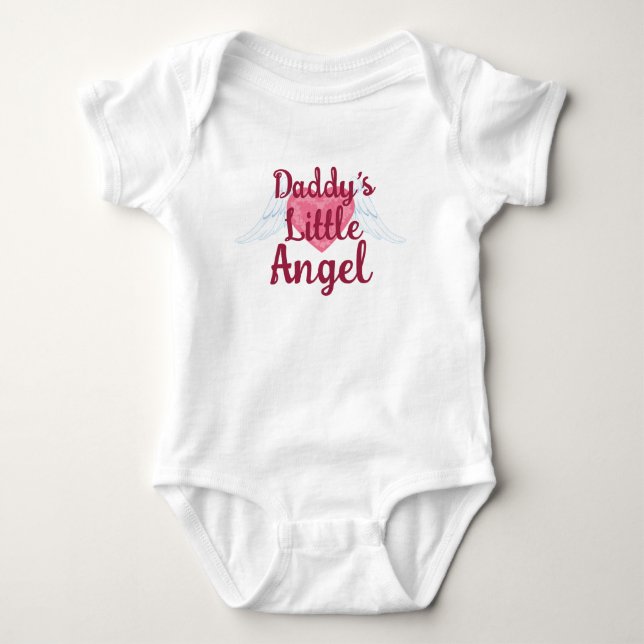 Papys kleiner Angel Baby Bodysuit Baby Strampler (Vorderseite)