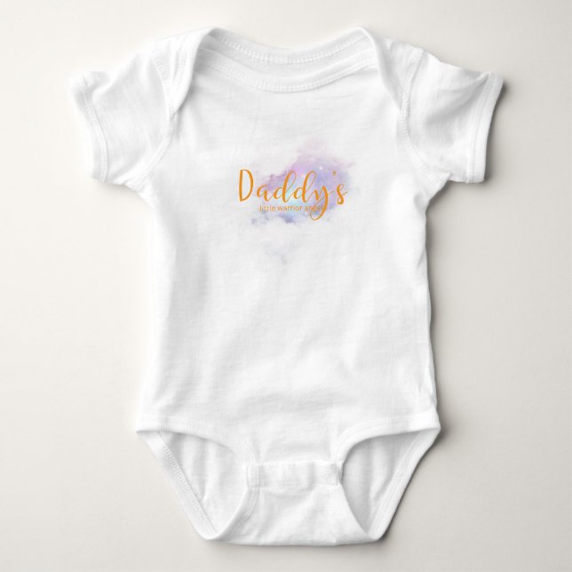 Papys kleiner Baby-Engel-Kinderanzug Baby Strampler (Vorderseite)