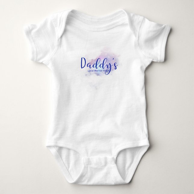 Papys kleiner Baby-Engel-Kinderanzug Baby Strampler (Vorderseite)