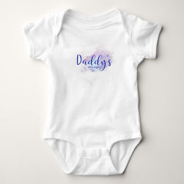 Papys kleiner Baby-Engel-Kinderanzug Baby Strampler (Vorderseite)