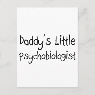 Papys kleiner Psychobiologe Postkarte