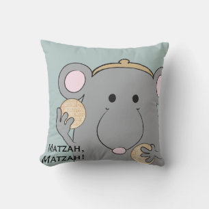 Pâque 16/16" Coussin "Matzah, Matzah !"