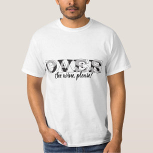 Pâque "PASSOVER le vin" T-shirt à valeur masculine