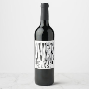 Pâque Vin Bouteille Étiquette Pâque Vin