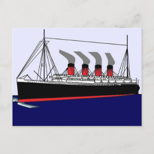 Paquebot Frankreich Postkarte 1912