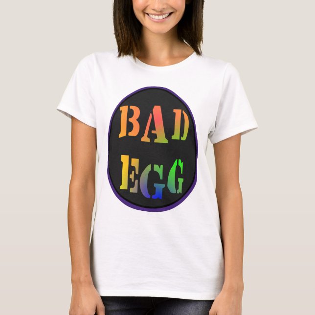 Pâques amusantes | T-shirt de déclaration d'oeufs  (Devant)
