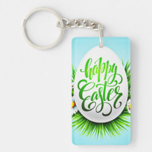 Pâques joyeuses avec fleurs de printemps-23180
