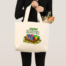 Pâques joyeux - Sac cabas de Pâques