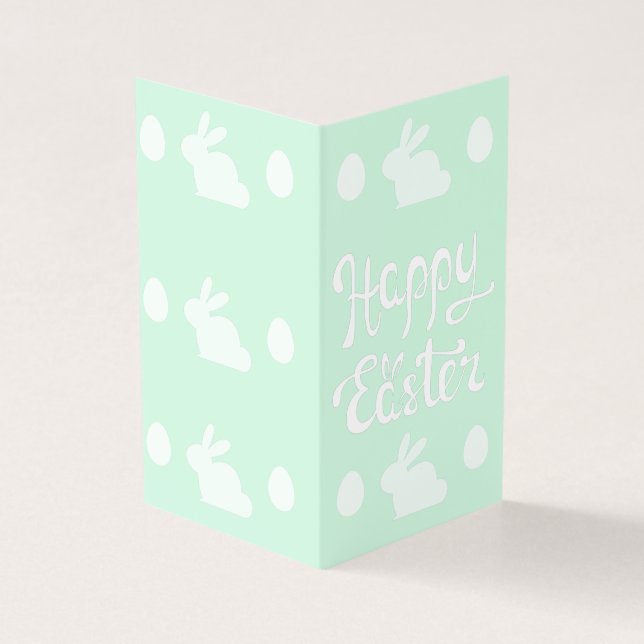 Pâques Pâques Joyeux Pâques Vert clair de 25 Mini  (Outside)