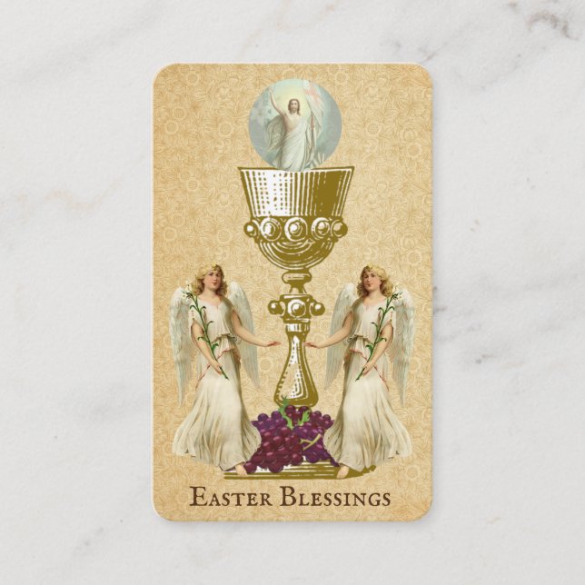 Pâques prière pascal prière Sainte carte (Devant)