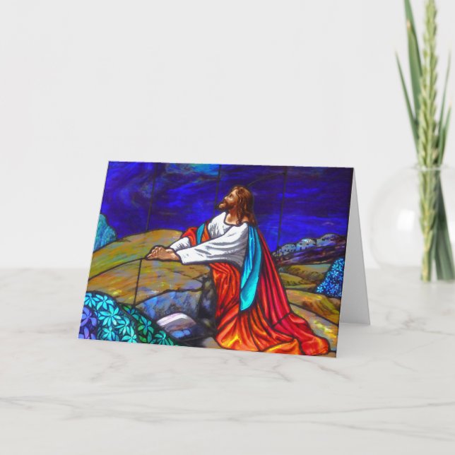 Pâques vierge dans la carte Jésus (Devant)