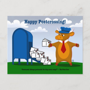 PAQUET DE 10 Cartes postales de vache postcrossing