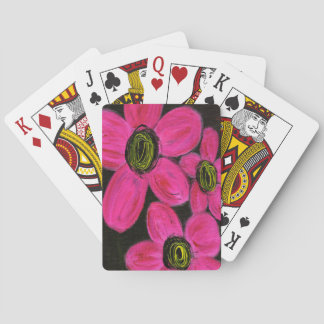 Paquet de cartes classique de jeu de fleur de