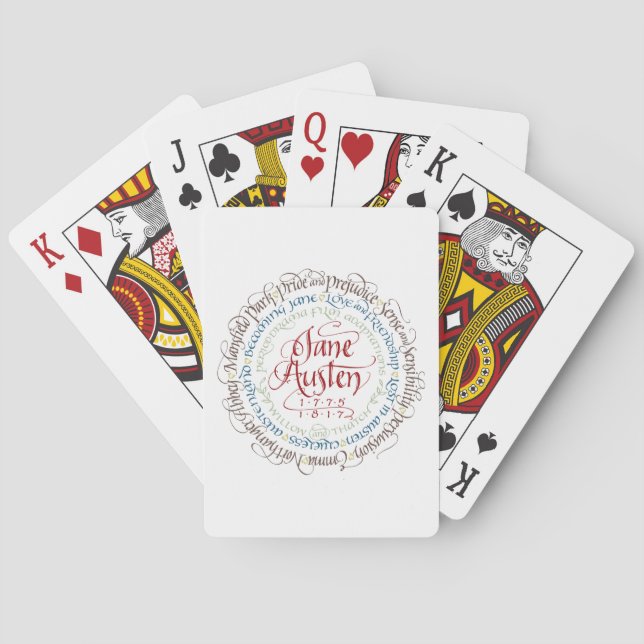 Paquet de cartes de jeu - drames de période de (dos)