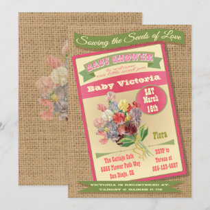 Paquet de semences Baby Shower Invitations
