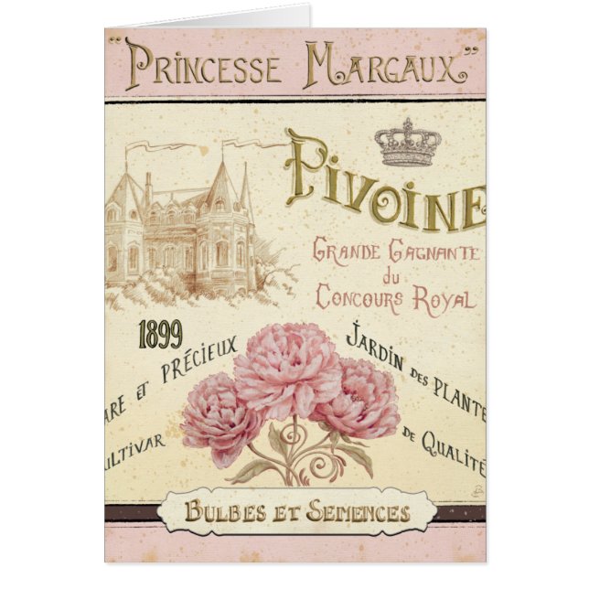 Paquet floral de graine (Devant)