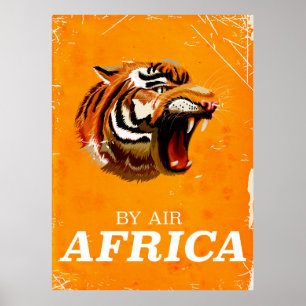 Par Air Africa poster de voyage