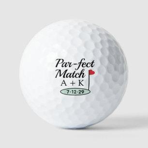 Par-fect Match Personalisierte Anfangsbuchstaben H Golfball