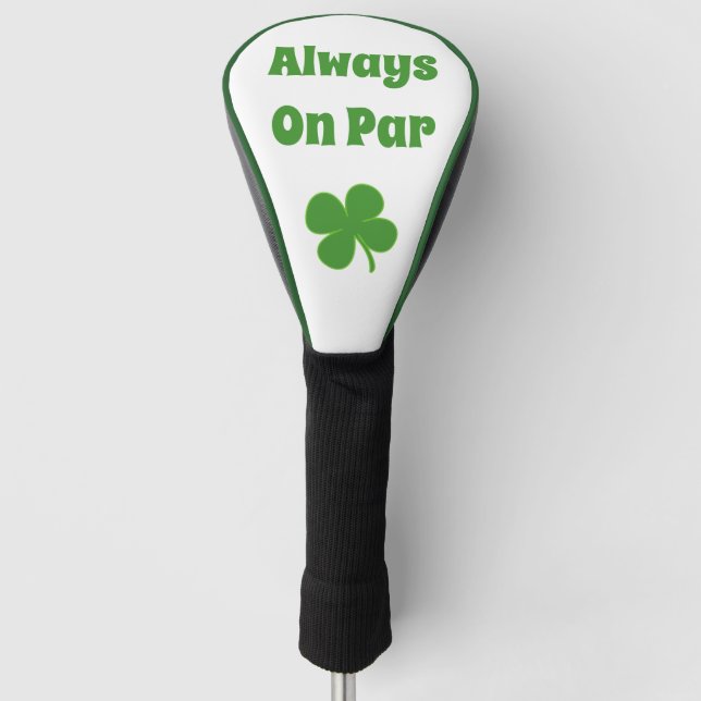 Par Irish Golf Club Cover Headcover (Vorderseite)