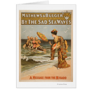 Par la mer triste ondule le "message de Mikado "
