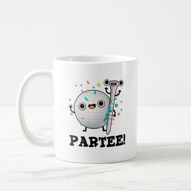 Par-T-Shirt Funny Golf Pun Kaffeetasse (Links)