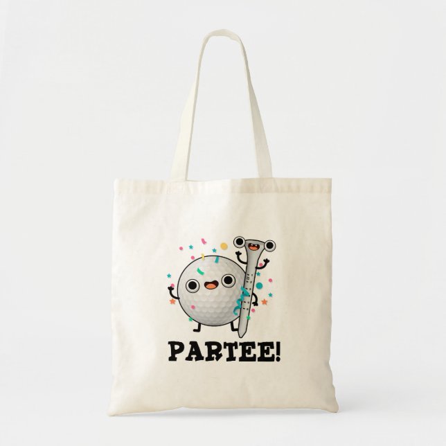 Par-T-Shirt Funny Golf Pun Tragetasche (Vorne)