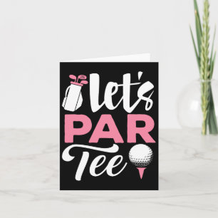 Par T-Shirt Golf Shirt Golfer Golf Player Team W Karte