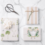 Par-T-Shirt in Palm Springs | Golf Bachelorette Geschenkpapier Set<br><div class="desc">Mit diesem Bachelorette Wrapping Paper können Sie Ihre Geschenke stilvoll wackeln. Mit seinem schicken Aquarelldesign aus Palmen, Golfbällen, Clubs, Champagner und einem Wappen ist dieses Stück die perfekte Touch für Begrüßungsgeschenke, Bridmaid-Geschenke oder Gastgeschenke. Ein stilvoller Weg, um Ihr Par-T-Shirt in Palm Springs Thema von Anfang bis Ende gemeinsam zu Krawatte....</div>