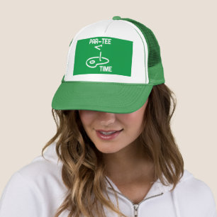 Par-T-Shirt Time White Truckerkappe