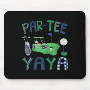 Par-tee Oma Hole-in-One Geburtstag Golf Liebhaber Mousepad