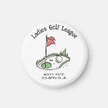 Par-Tee Perfection - Dames Golf League Magnet